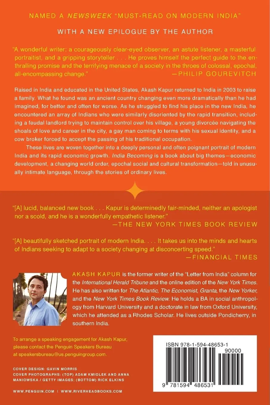 Rückseite: 9781594486531 | India Becoming | A Portrait of Life in Modern India | Akash Kapur