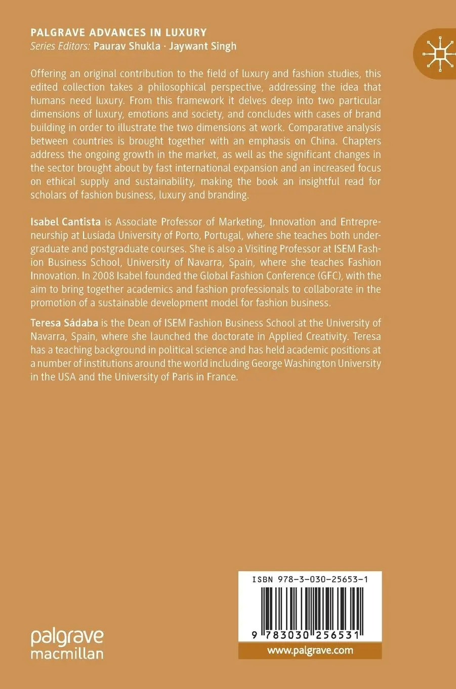 Rückseite: 9783030256531 | Understanding Luxury Fashion | From Emotions to Brand Building | Buch