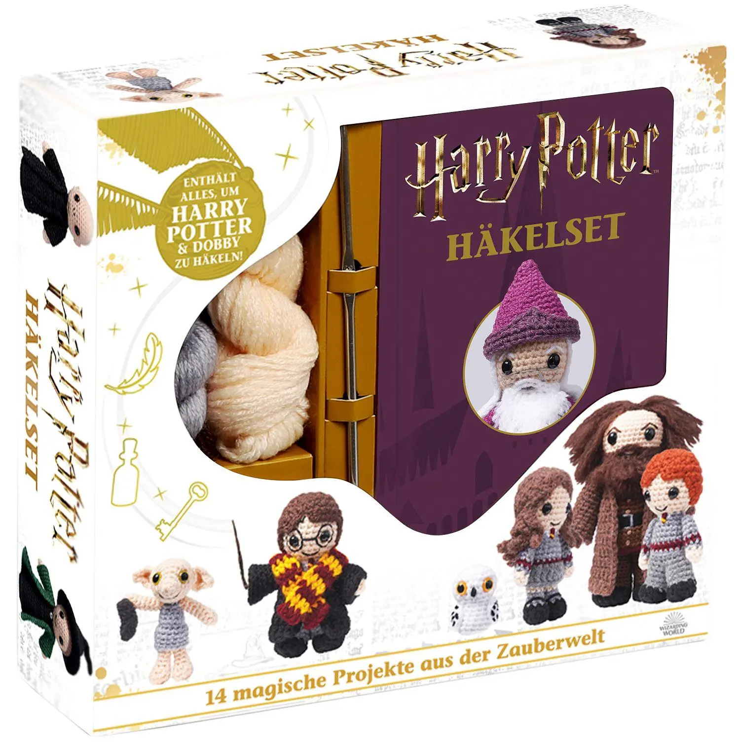 Cover: 9783833246531 | Harry Potter: Häkelset - 14 magische Projekte aus der Zauberwelt