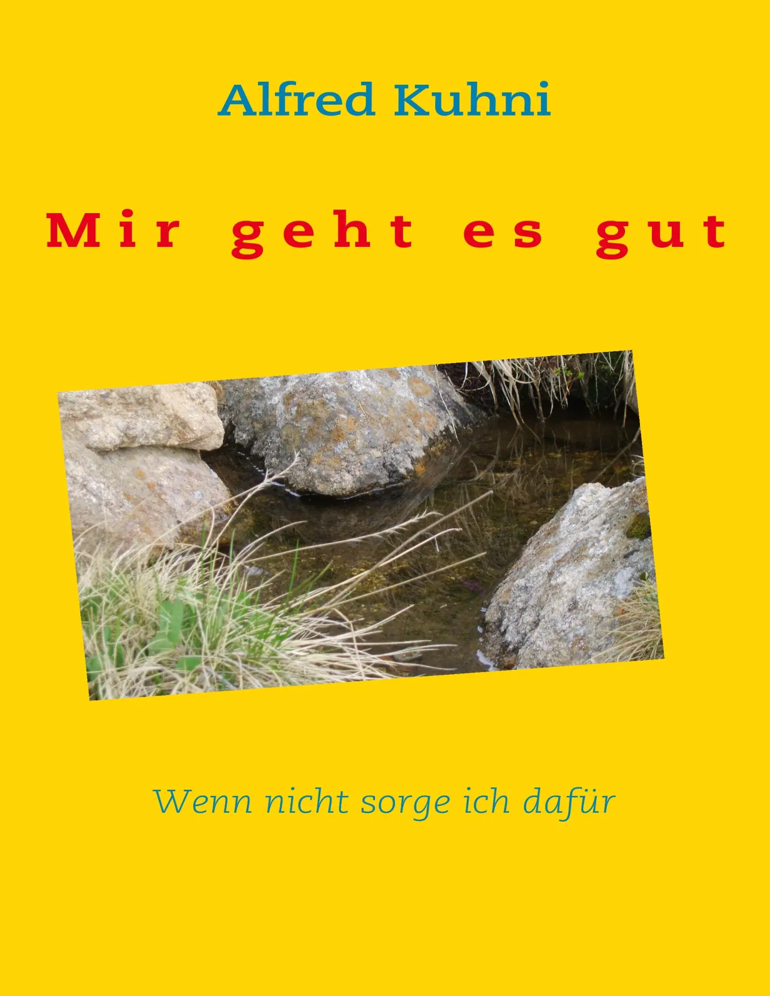 Cover: 9783839116531 | Mir geht es gut. Wenn nicht sorge ich dafür | Alfred Kuhni | Buch