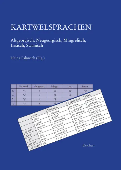 Cover: 9783895006531 | Kartwelsprachen | Heinz Fähnrich | Taschenbuch | 2009 | Reichert