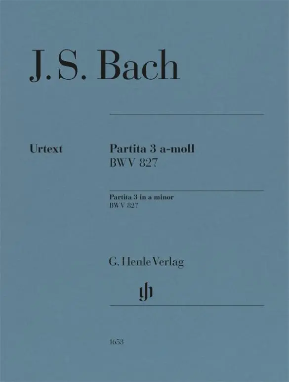 Cover: 9790201816531 | Johann Sebastian Bach - Partita Nr. 3 a-moll BWV 827 | Scheideler
