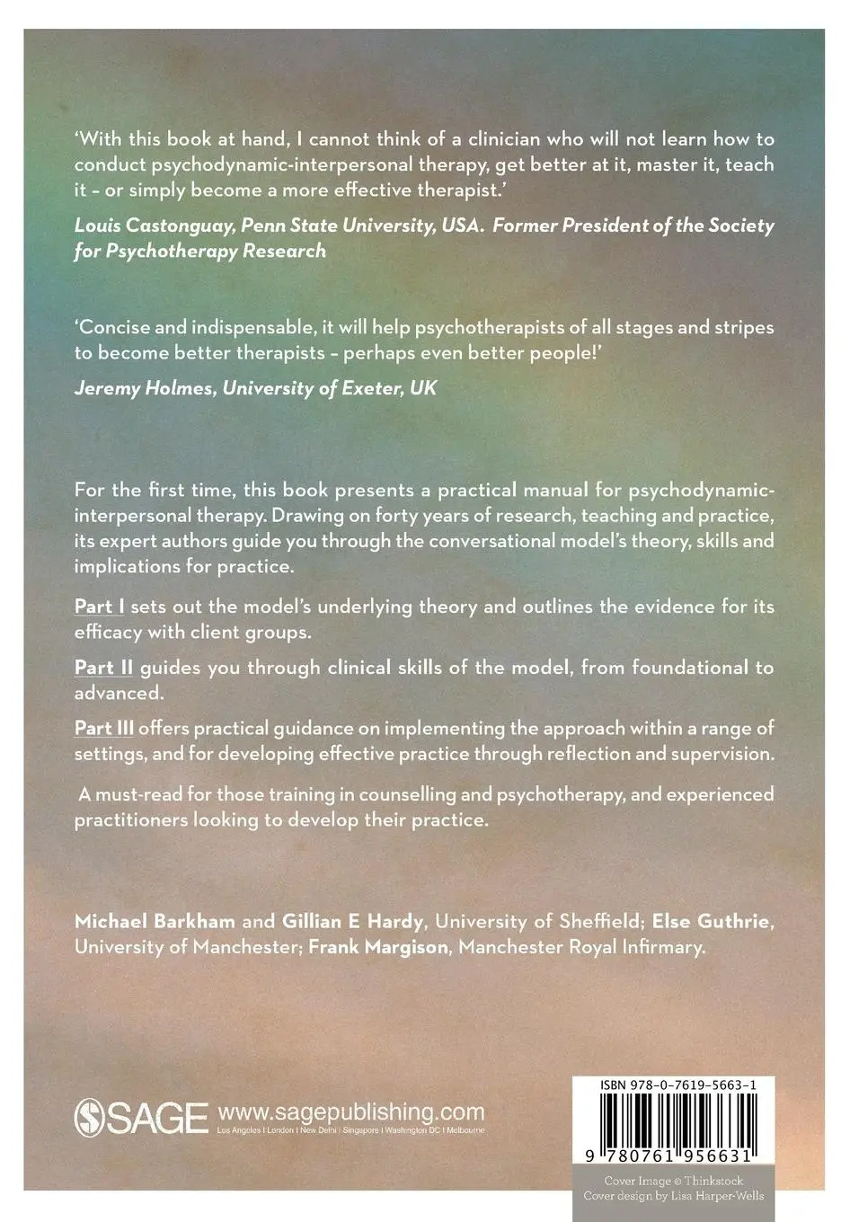 Rückseite: 9780761956631 | Psychodynamic-Interpersonal Therapy | A Conversational Model | Buch