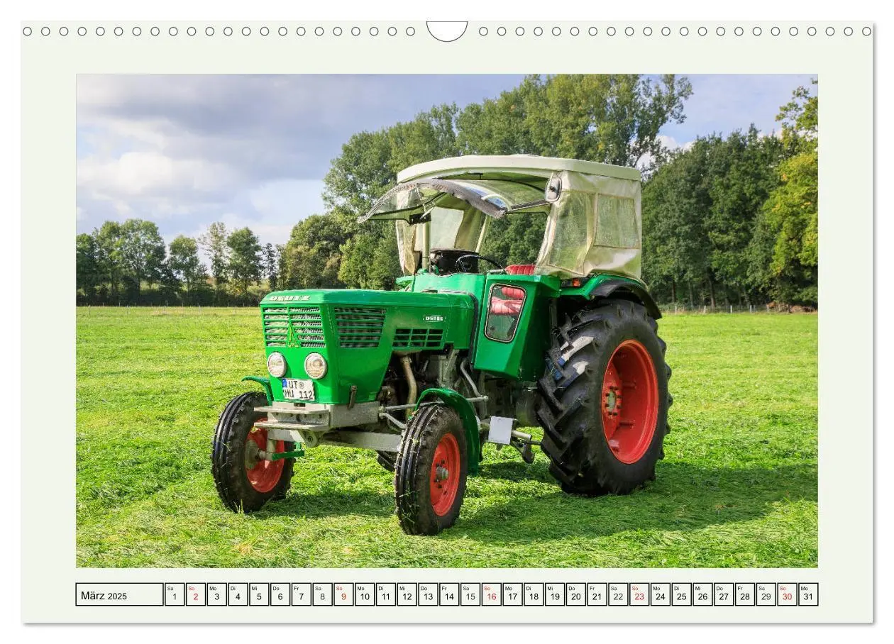 Bild: 9783435186631 | Alte Schätzchen - Traktoren (Wandkalender 2025 DIN A3 quer),...
