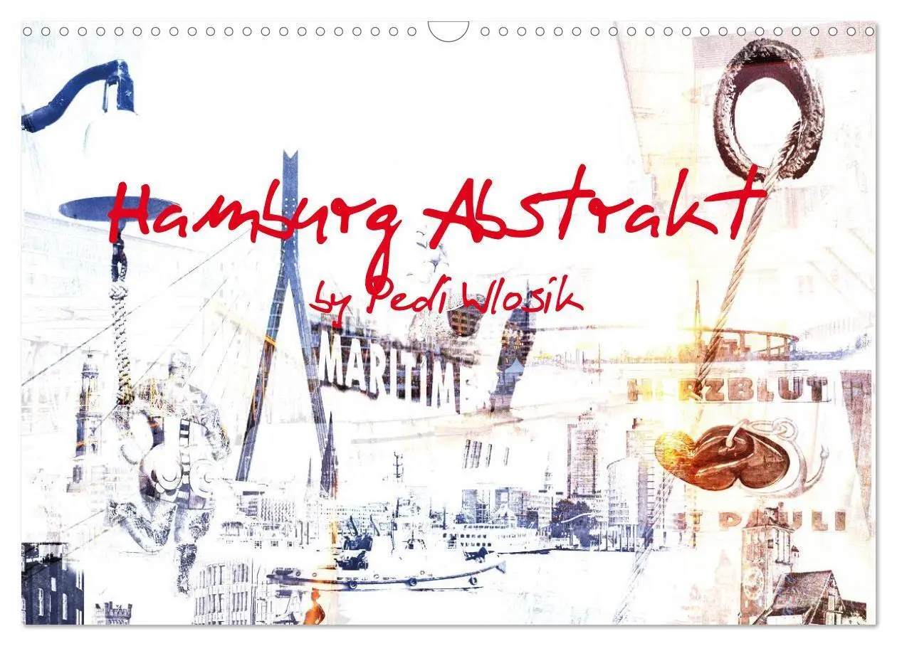 Cover: 9783435636631 | Hamburg Abstrakt (Wandkalender 2025 DIN A3 quer), CALVENDO...