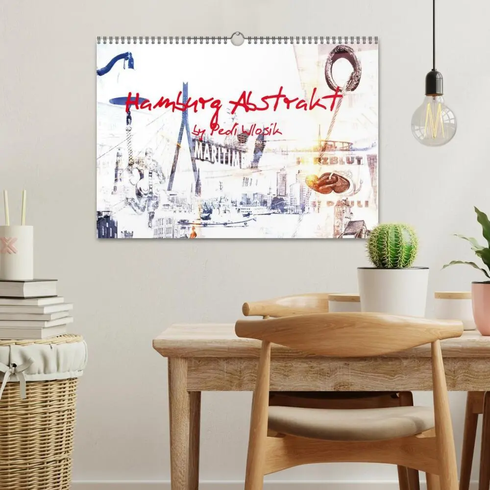 Bild: 9783435636631 | Hamburg Abstrakt (Wandkalender 2025 DIN A3 quer), CALVENDO...