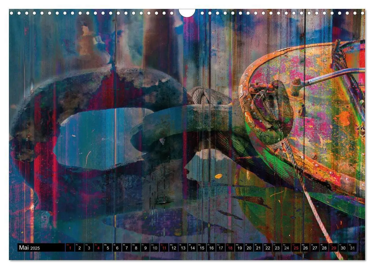 Bild: 9783435636631 | Hamburg Abstrakt (Wandkalender 2025 DIN A3 quer), CALVENDO...