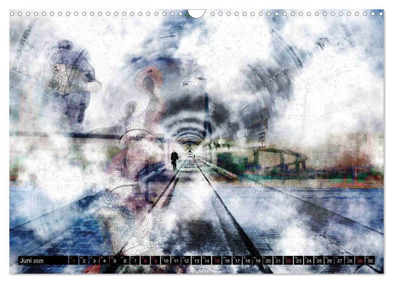 Bild: 9783435636631 | Hamburg Abstrakt (Wandkalender 2025 DIN A3 quer), CALVENDO...
