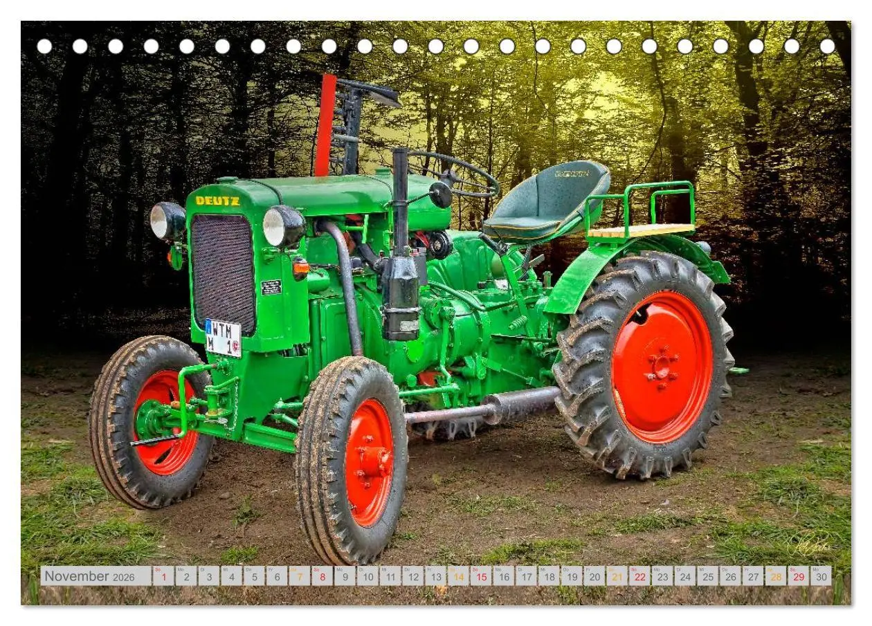 Bild: 9783516056631 | Oldtimer Schätze. Ein Traktoren-Kalender (Tischkalender 2026 DIN A5...