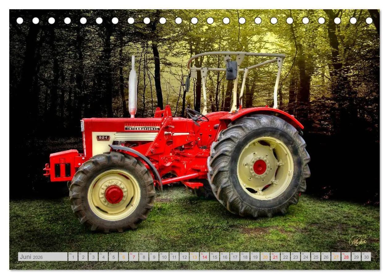 Bild: 9783516056631 | Oldtimer Schätze. Ein Traktoren-Kalender (Tischkalender 2026 DIN A5...