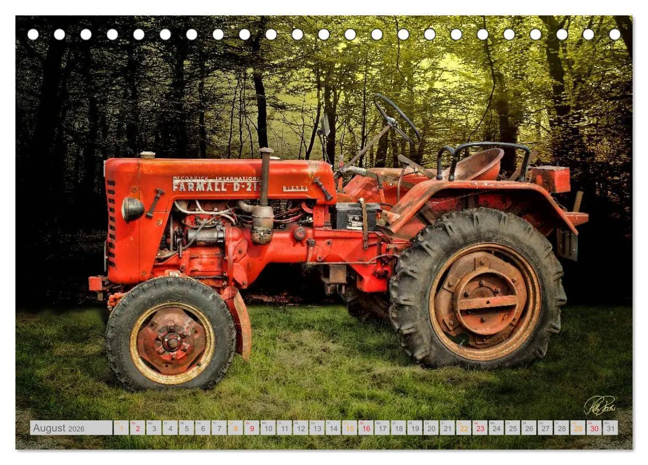 Bild: 9783516056631 | Oldtimer Schätze. Ein Traktoren-Kalender (Tischkalender 2026 DIN A5...
