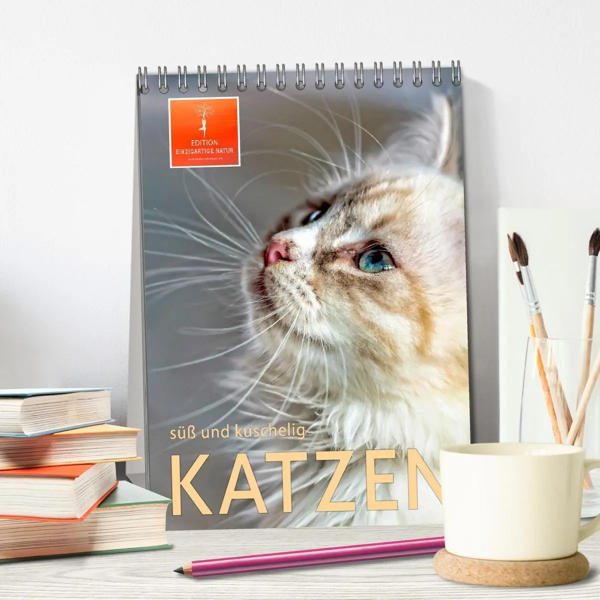 Bild: 9783516366631 | Katzen - süß und kuschelig (Tischkalender 2026 DIN A5 hoch),...
