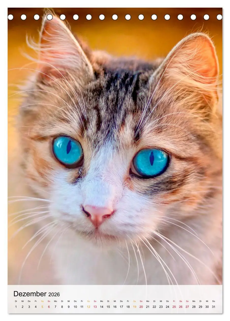 Bild: 9783516366631 | Katzen - süß und kuschelig (Tischkalender 2026 DIN A5 hoch),...