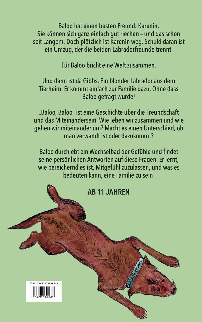 Rückseite: 9783711606631 | Baloo Baloo | Eine Geschichte über die Freundschaft | Gregorio | Buch