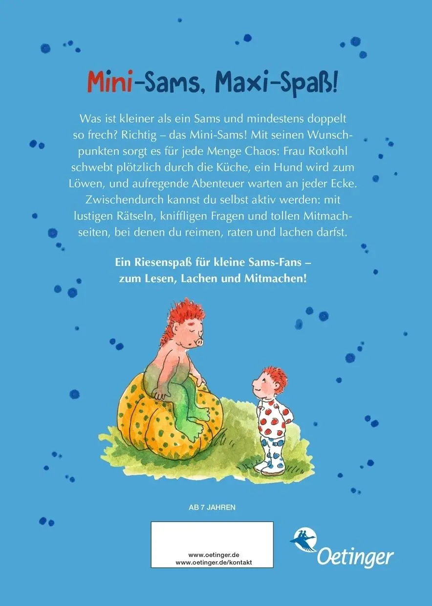 Rückseite: 9783751206631 | Das Sams. Geschichten vom Mini-Sams | Paul Maar | Buch | Sams | 112 S.