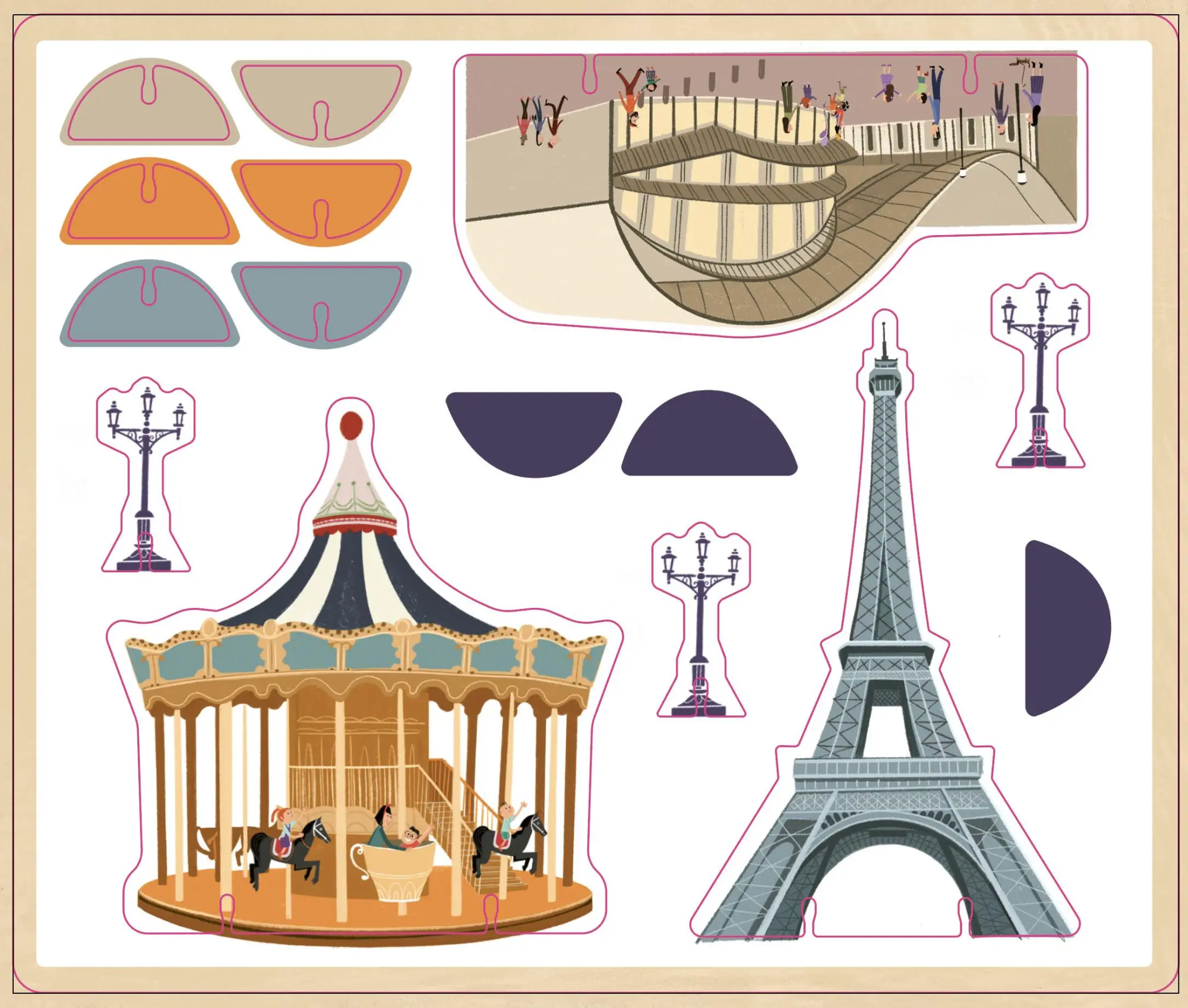 Bild: 9788863126631 | Box-Set Paris. Baue deine Mini-Stadt | Star White | Kit (Bastelset)