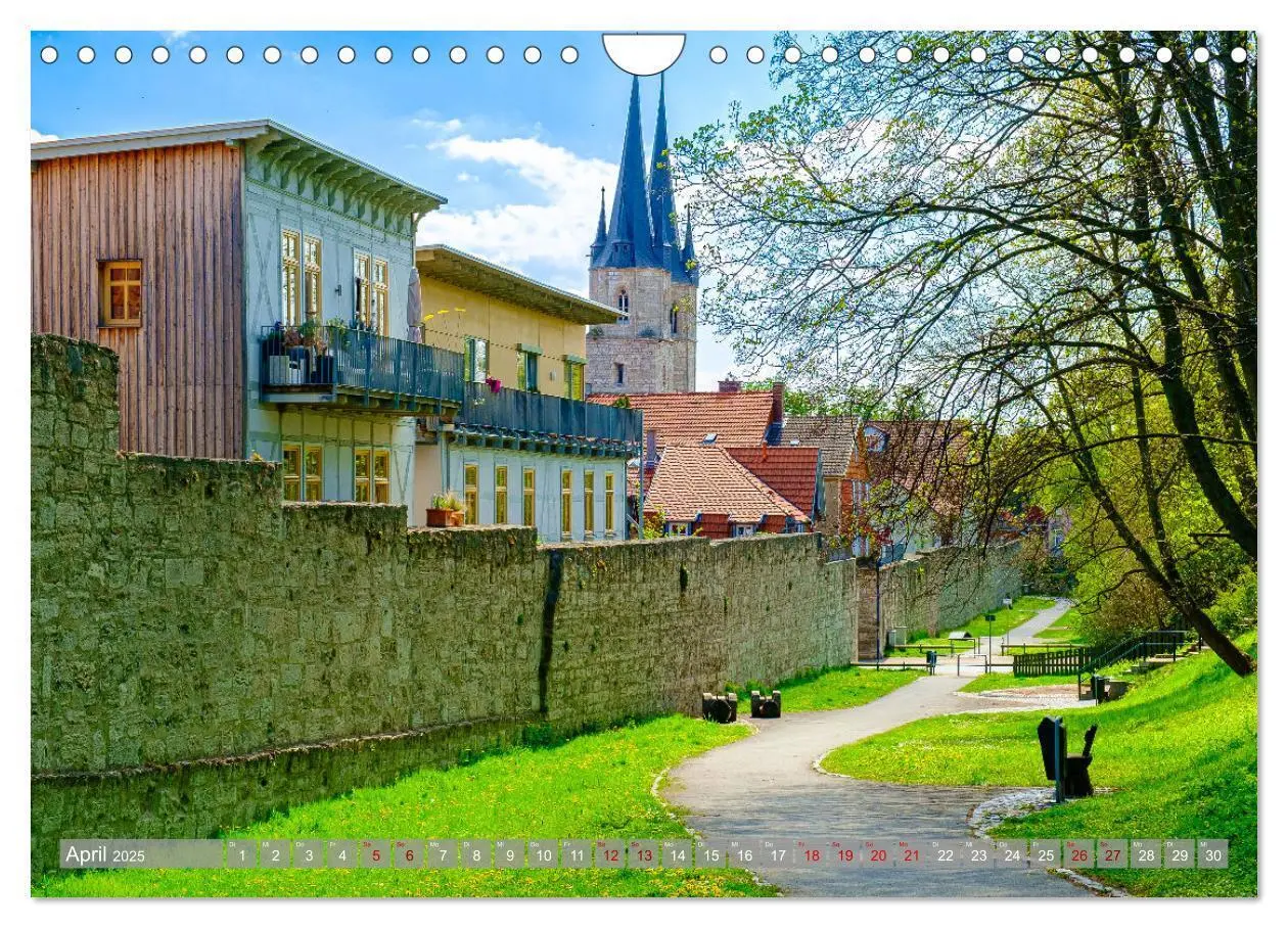 Bild: 9783383846731 | Ein Blick auf Mühlhausen in Thüringen (Wandkalender 2025 DIN A4...