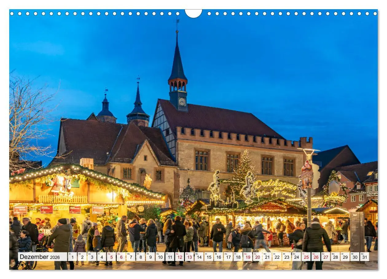 Bild: 9783457266731 | Niedersachsen - Göttingen (Wandkalender 2026 DIN A3 quer), CALVENDO...