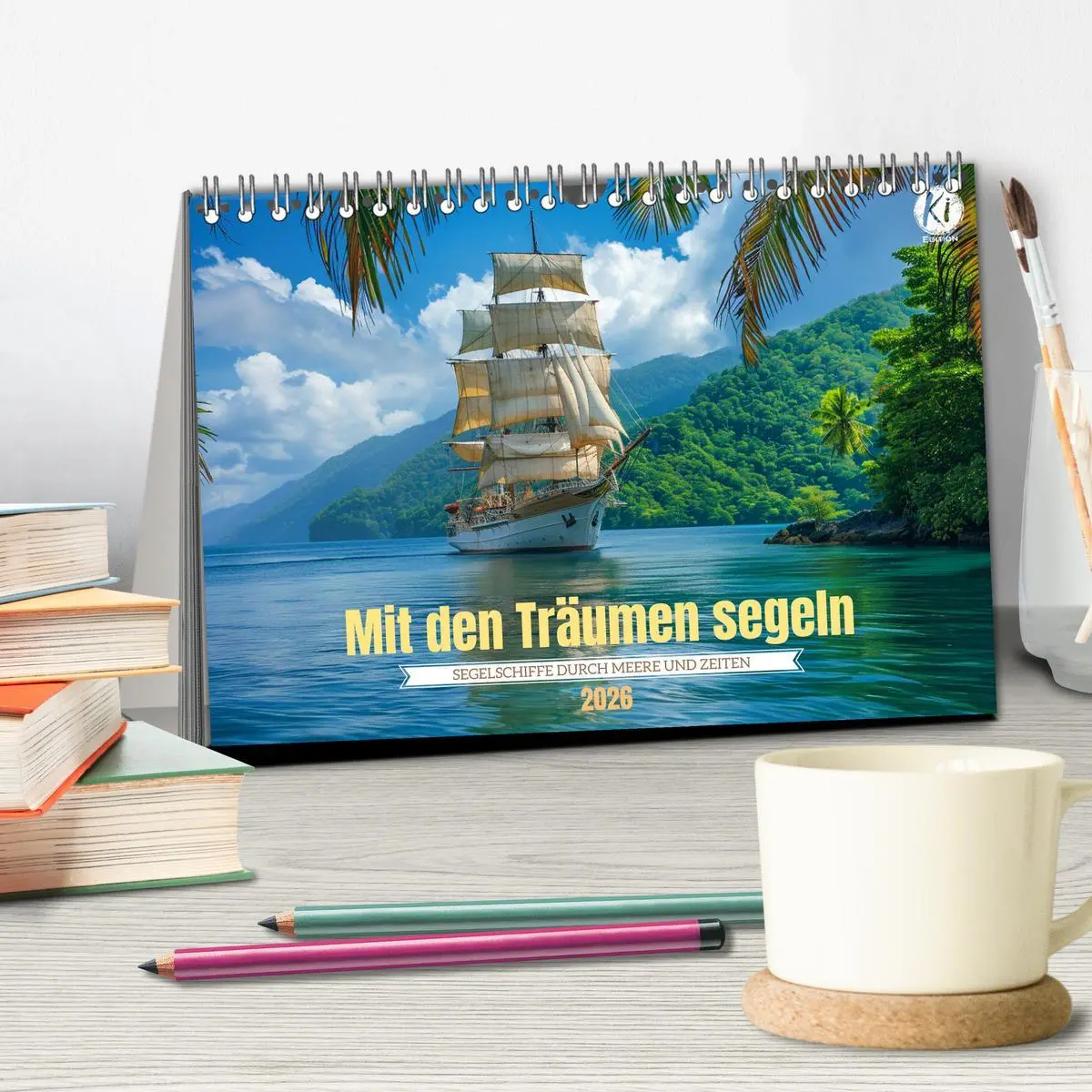 Bild: 9783457406731 | Mit den Träumen segeln (Tischkalender 2026 DIN A5 quer), CALVENDO...