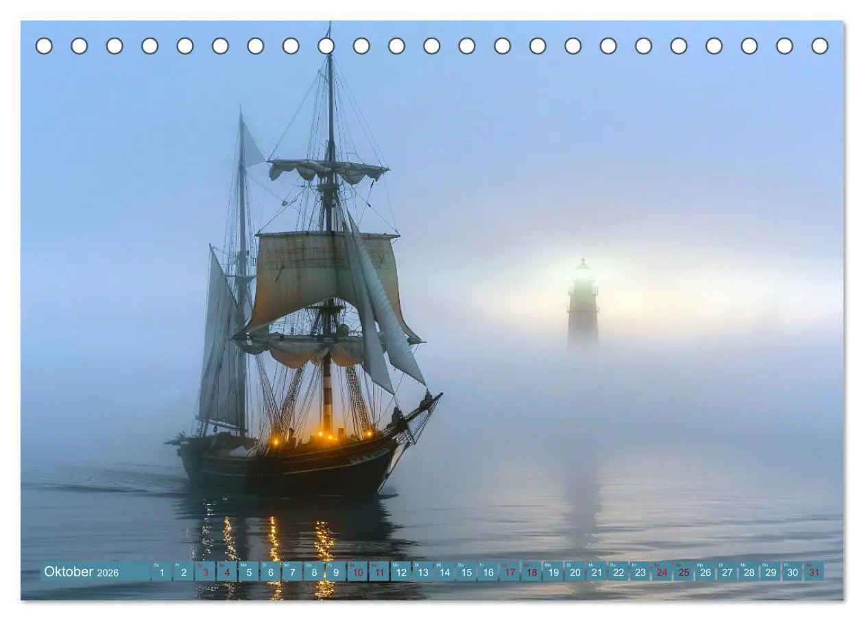 Bild: 9783457406731 | Mit den Träumen segeln (Tischkalender 2026 DIN A5 quer), CALVENDO...