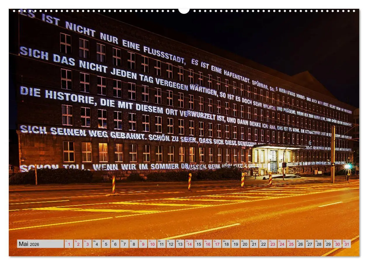 Bild: 9783457886731 | Es wird Nacht in Duisburg (Wandkalender 2026 DIN A2 quer), CALVENDO...