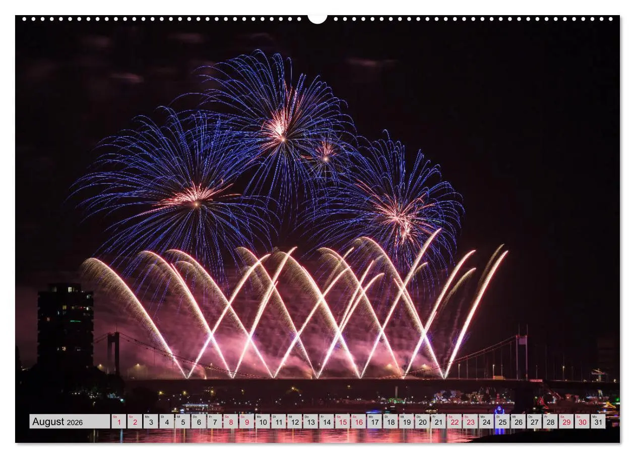 Bild: 9783457886731 | Es wird Nacht in Duisburg (Wandkalender 2026 DIN A2 quer), CALVENDO...