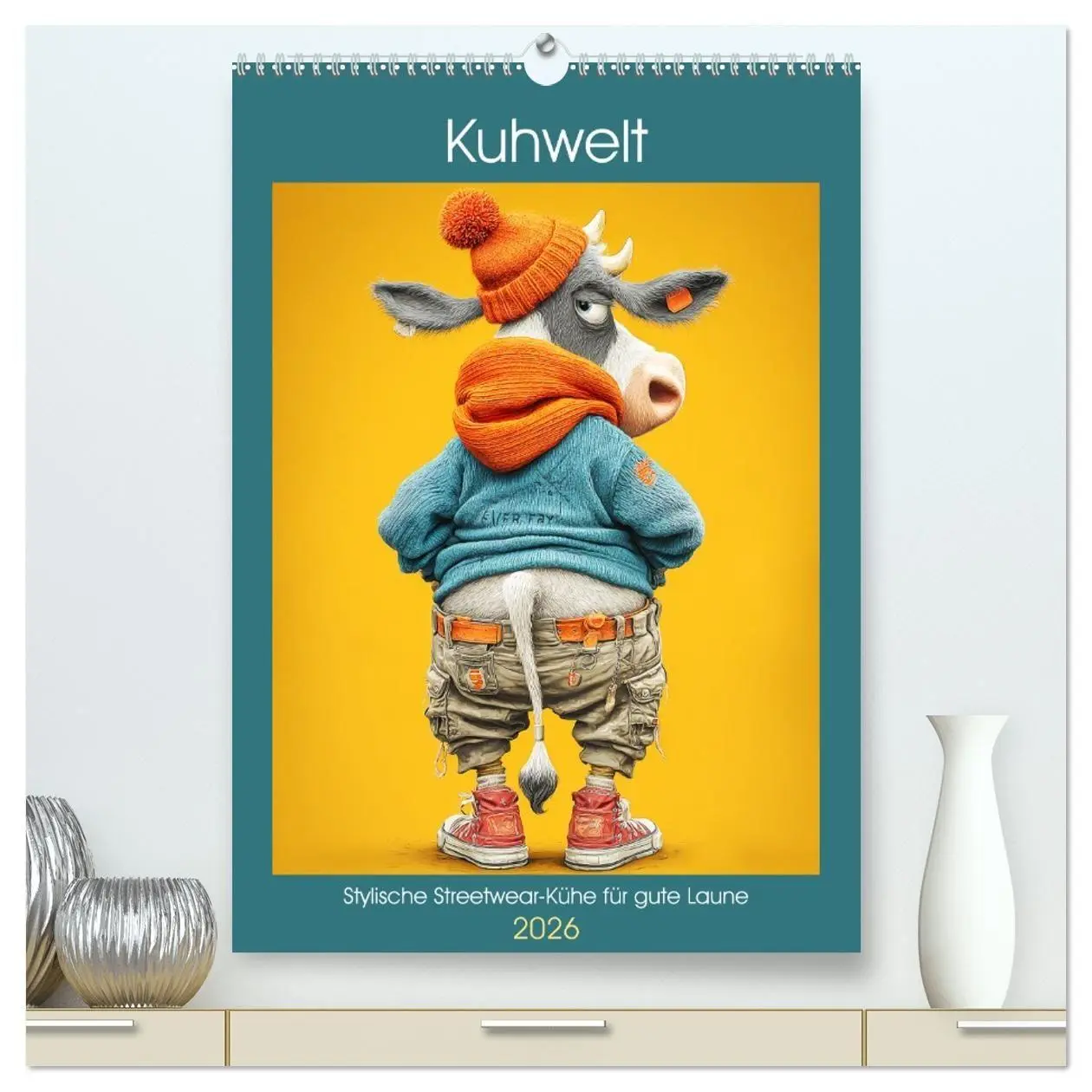 Cover: 9783516736731 | Kuhwelt. Stylische Streetwear-Kühe für gute Laune (hochwertiger...