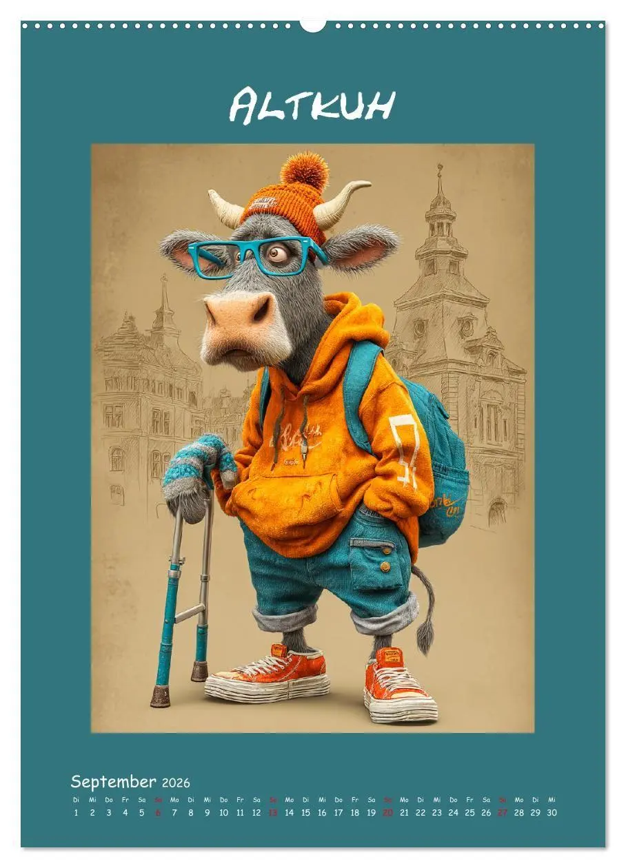 Bild: 9783516736731 | Kuhwelt. Stylische Streetwear-Kühe für gute Laune (hochwertiger...