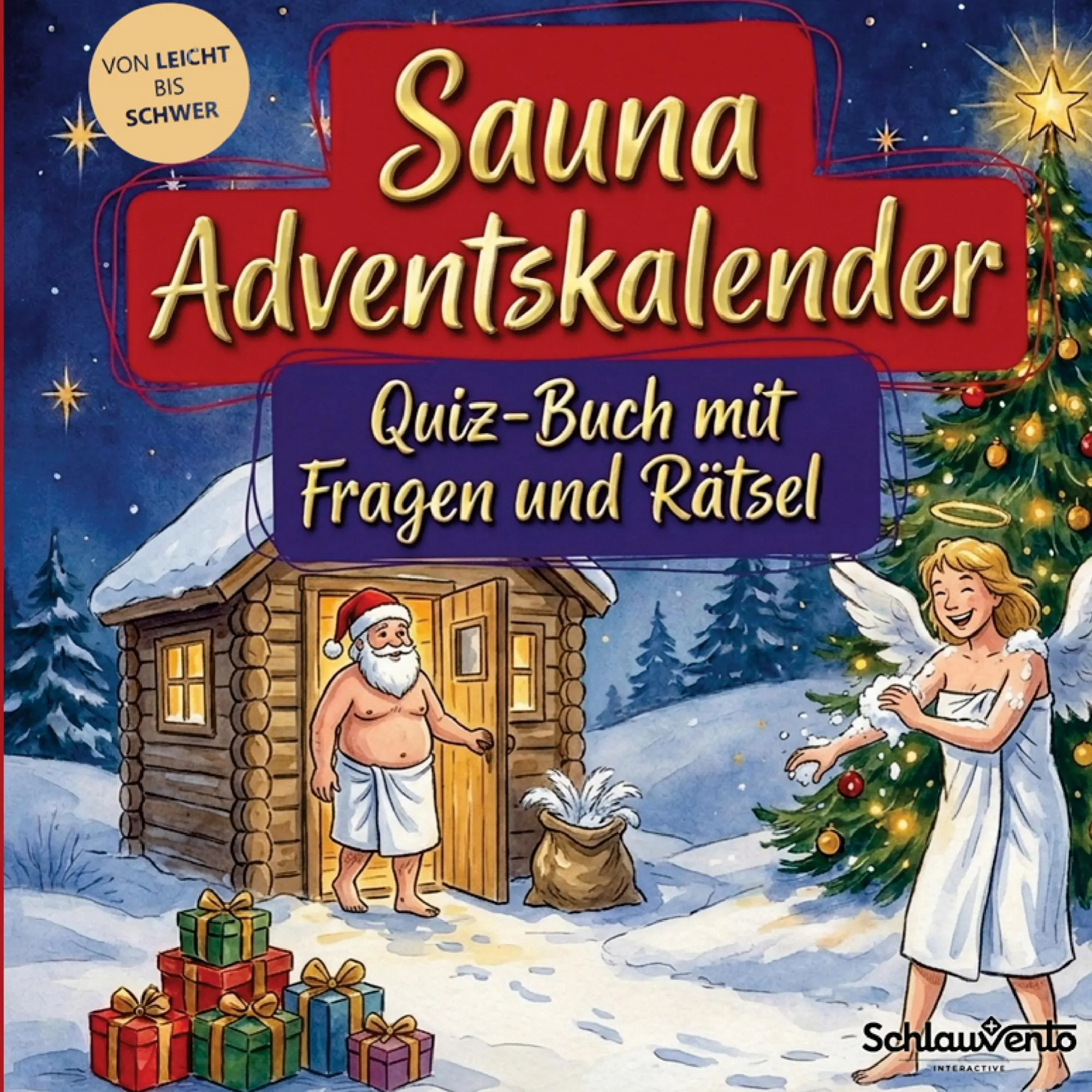 Cover: 9783693196731 | Sauna-Adventskalender: Quiz-Buch mit Fragen und Rätsel | Interactive