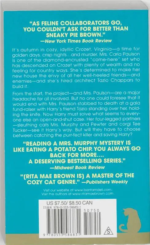 Rückseite: 9780553586831 | The Purrfect Murder | A Mrs. Murphy Mystery | Rita Mae Brown | Buch