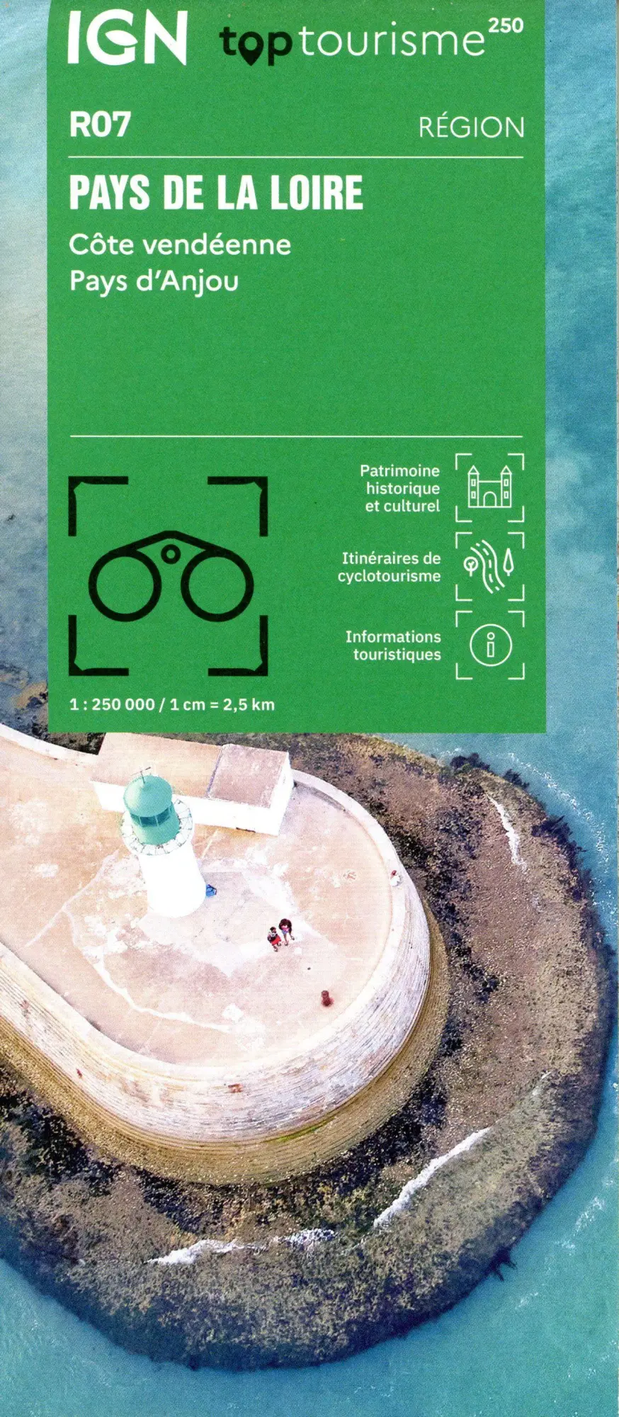 Cover: 9782758556831 | R07 Pays de la Loire | (Land-)Karte | IGN Regionale Straßenkarten