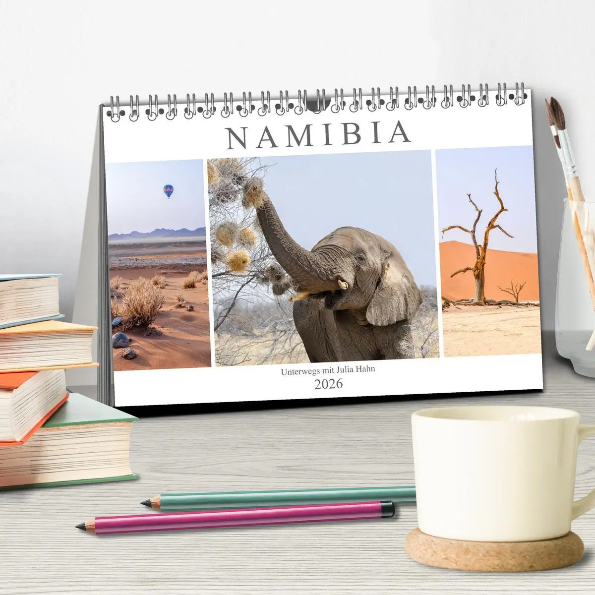 Bild: 9783457636831 | Namibia - unterwegs mit Julia Hahn (Tischkalender 2026 DIN A5...