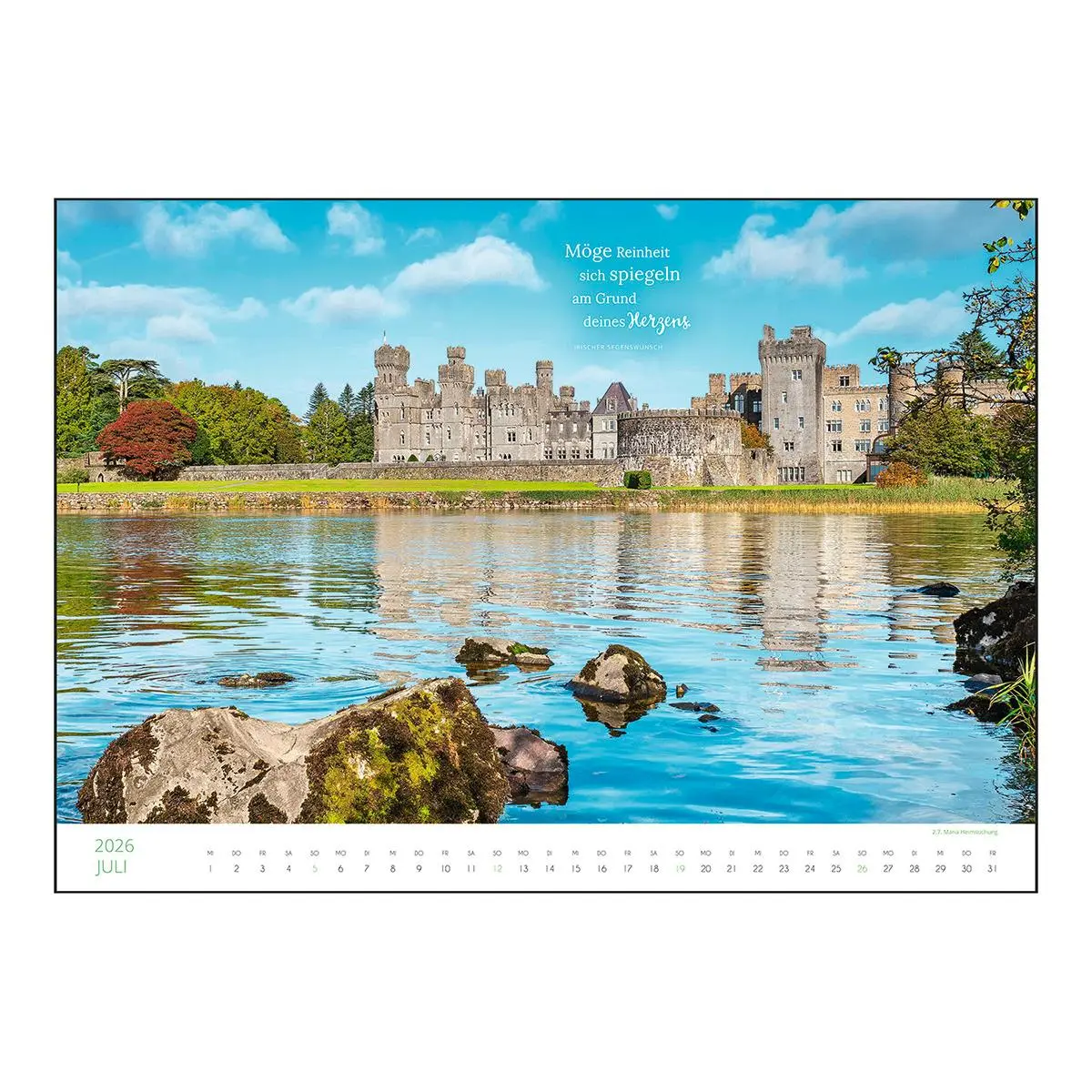 Bild: 9783746266831 | Segenswünsche aus Irland 2026 | Kalender | Spiralbindung | 12 S.