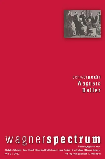 Cover: 9783826076831 | wagnerspectrum | Schwerpunkt: Wagners Helfer | Wißmann (u. a.) | Buch