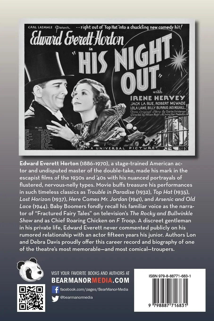 Rückseite: 9798887716831 | The Unfractured Fairy Tale Life of Edward Everett Horton | Taschenbuch