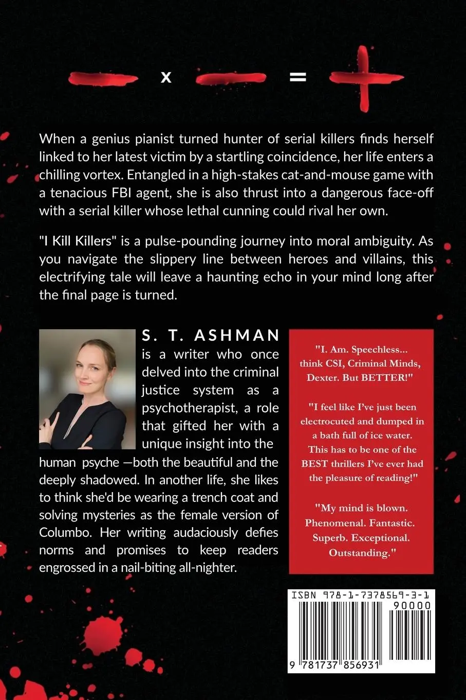 Rückseite: 9781737856931 | I Kill Killers | S. T. Ashman | Taschenbuch | Englisch | 2023