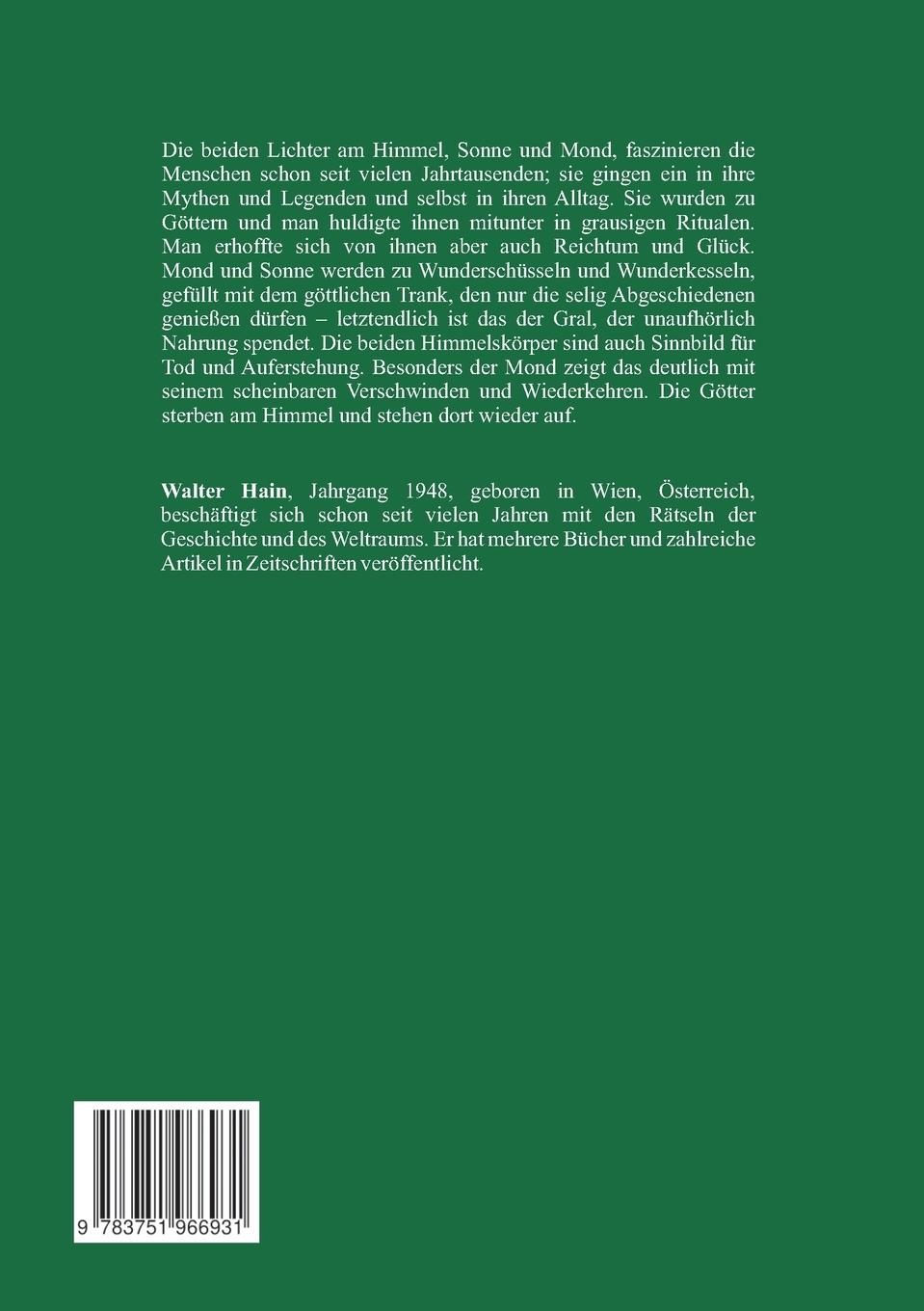 Rückseite: 9783751966931 | Die letzten Mysterien dieser Welt | Walter Hain | Taschenbuch | 464 S.