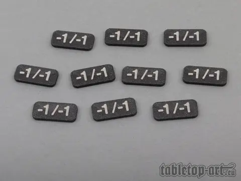 Cover: 704270727031 | -1/-1 Counter - Black Glitter (10) | Tabletop-Art | EAN 704270727031