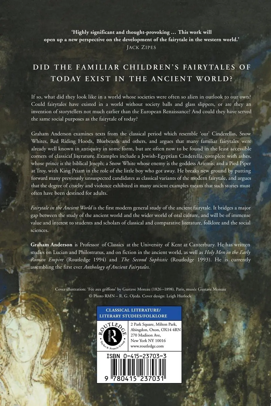Rückseite: 9780415237031 | Fairytale in the Ancient World | Graham Anderson | Taschenbuch | 2000