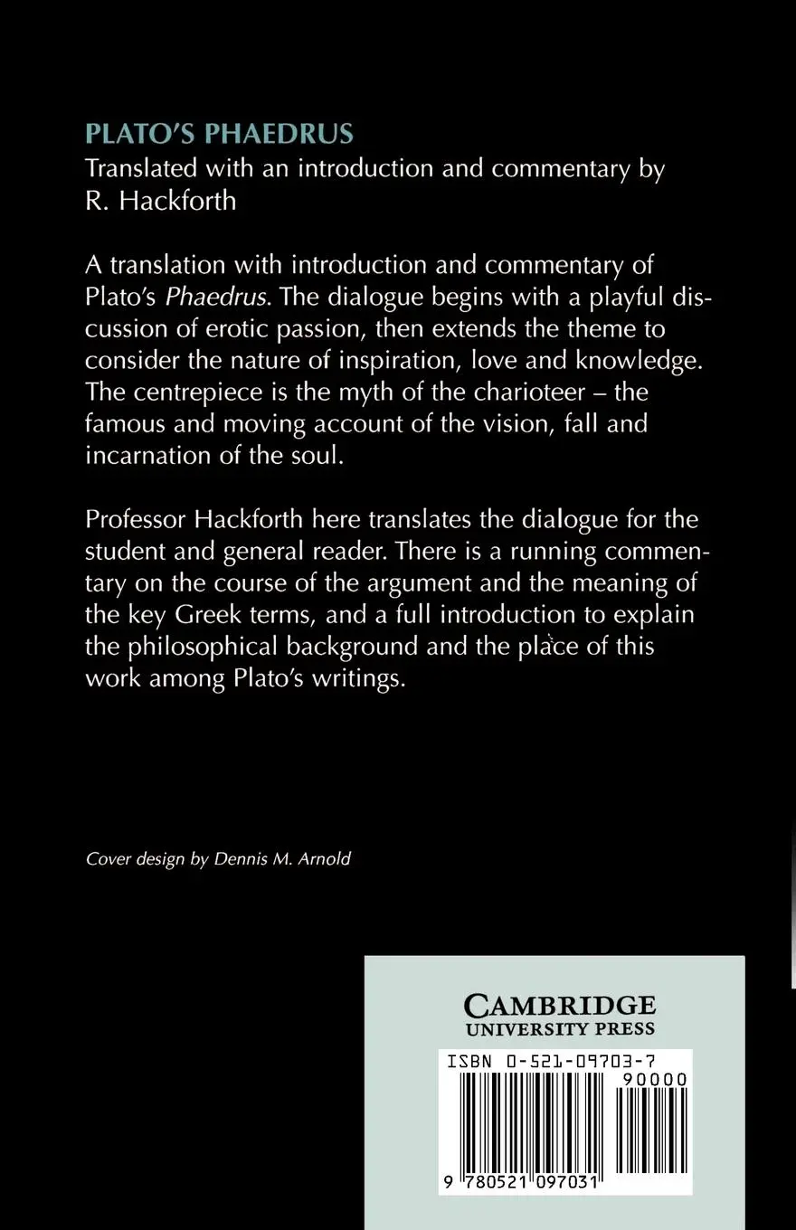 Rückseite: 9780521097031 | Plato's Phaedrus | Plato | Taschenbuch | Kartoniert / Broschiert