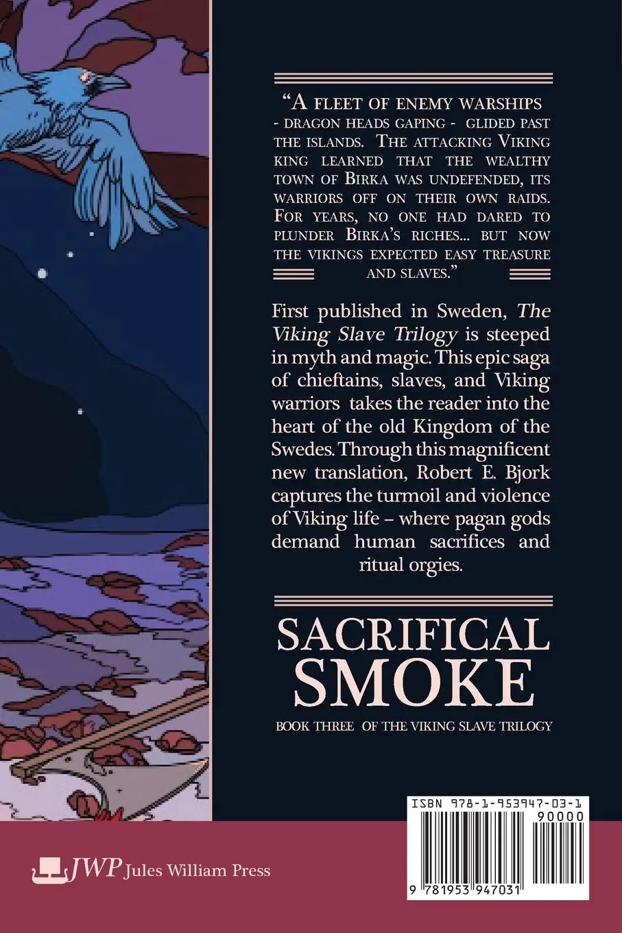 Rückseite: 9781953947031 | Sacrificial Smoke | Jan Fridegard | Taschenbuch | Englisch | 2023