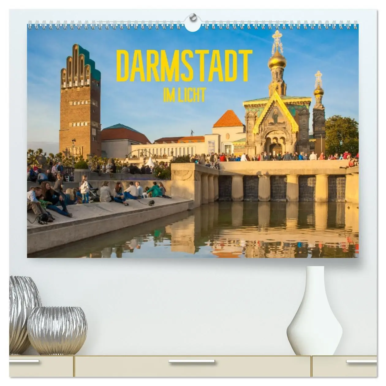 Cover: 9783457447031 | Darmstadt im Licht (hochwertiger Premium Wandkalender 2026 DIN A2...