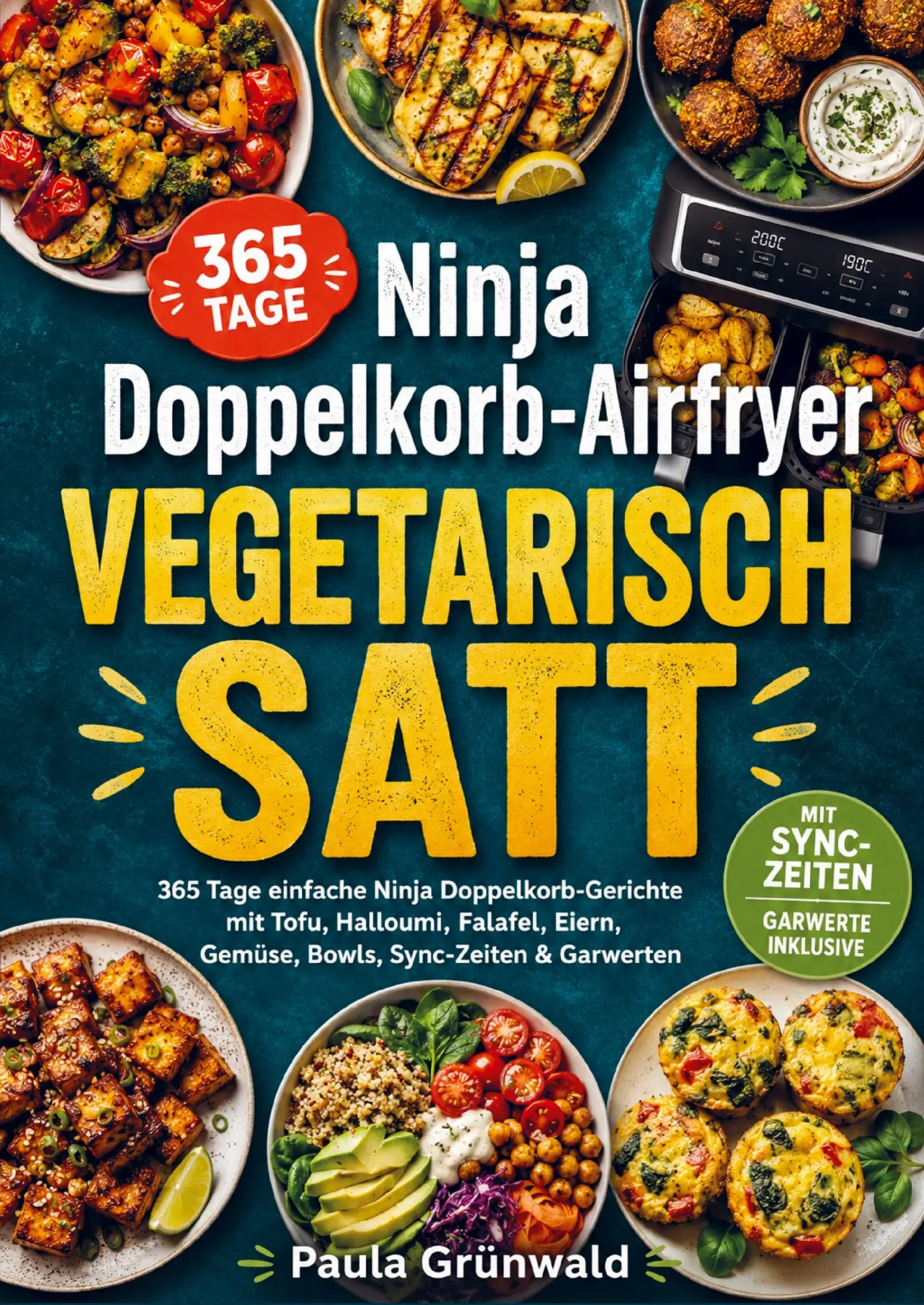 Cover: 9789403907031 | Ninja Doppelkorb-Airfryer vegetarisch satt | Paula Grünwald | Buch