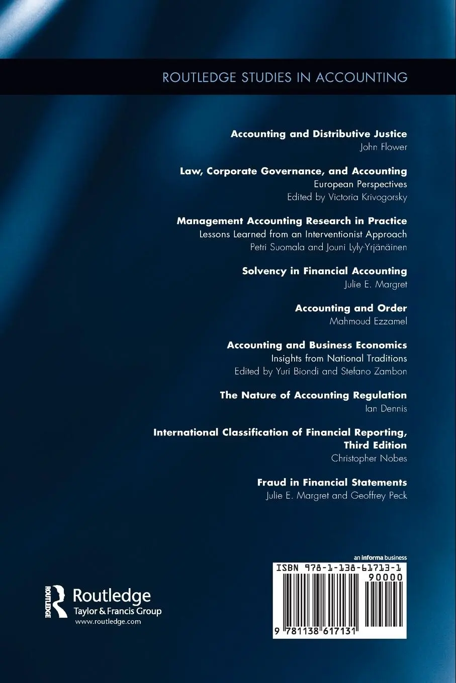 Rückseite: 9781138617131 | Fraud in Financial Statements | Julie E. Margret (u. a.) | Taschenbuch