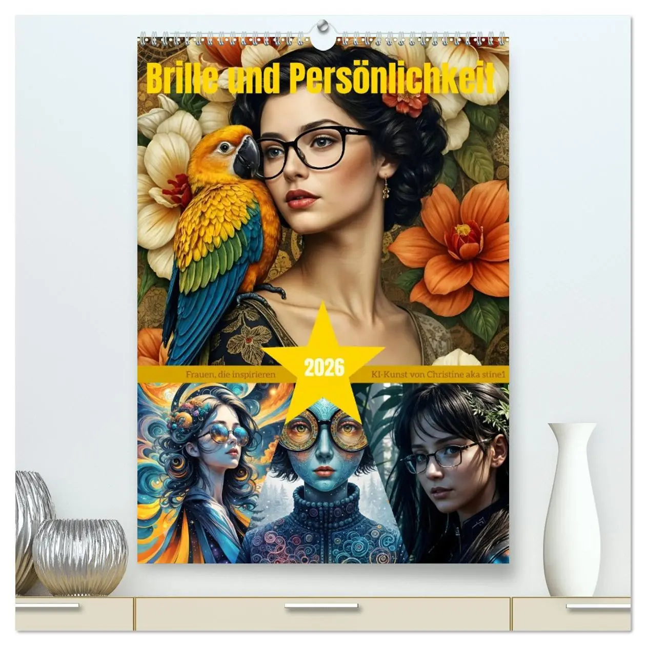 Cover: 9783457297131 | Brille und Persönlichkeit (hochwertiger Premium Wandkalender 2026...