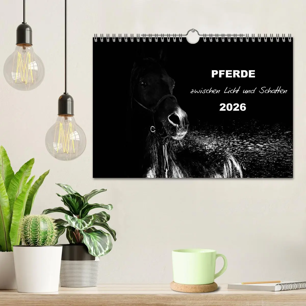 Bild: 9783516077131 | Pferde zwischen Licht und Schatten (Wandkalender 2026 DIN A4 quer),...