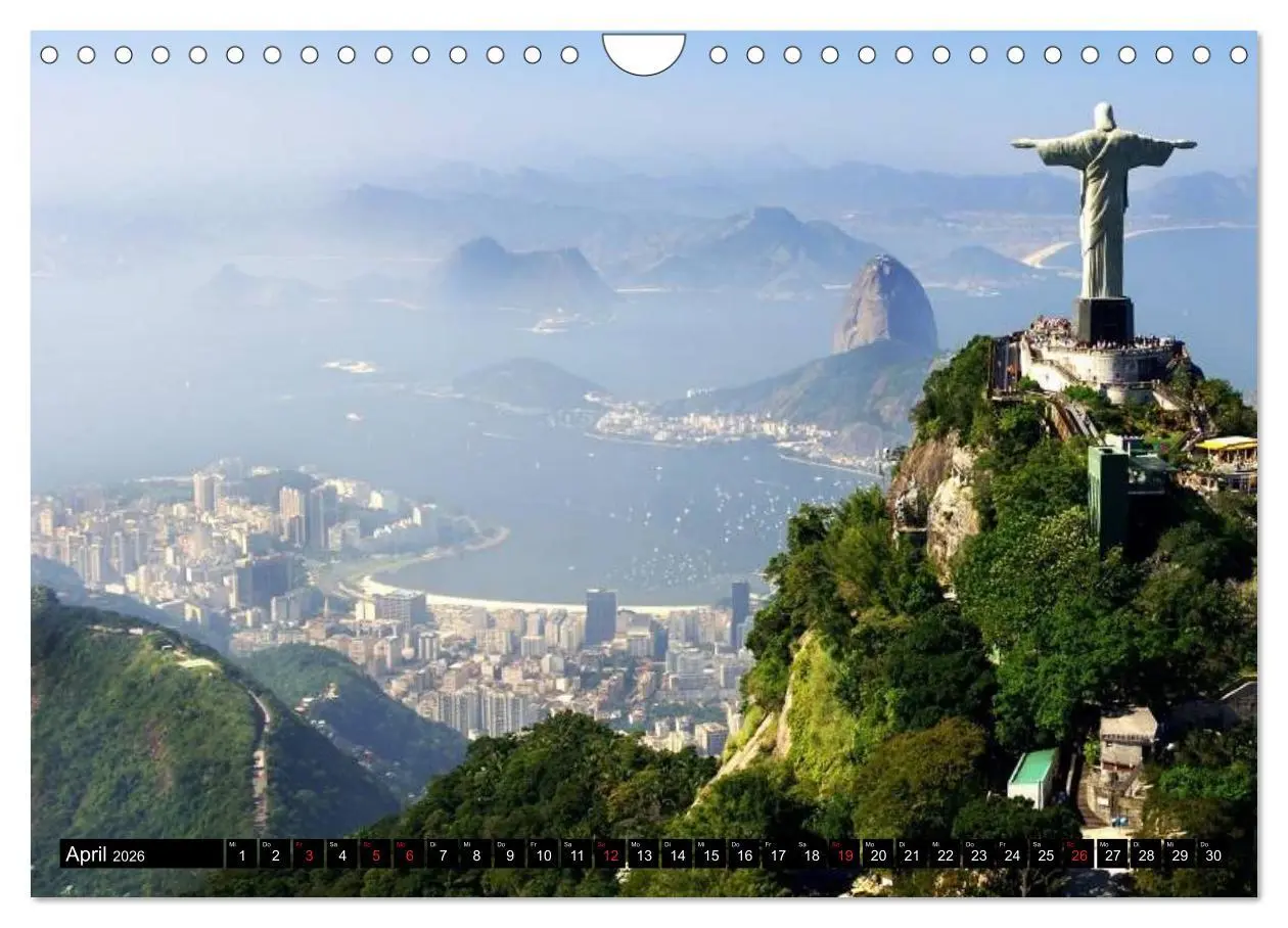 Bild: 9783516217131 | Brasilien. Sonne, Natur und Samba (Wandkalender 2026 DIN A4 quer),...