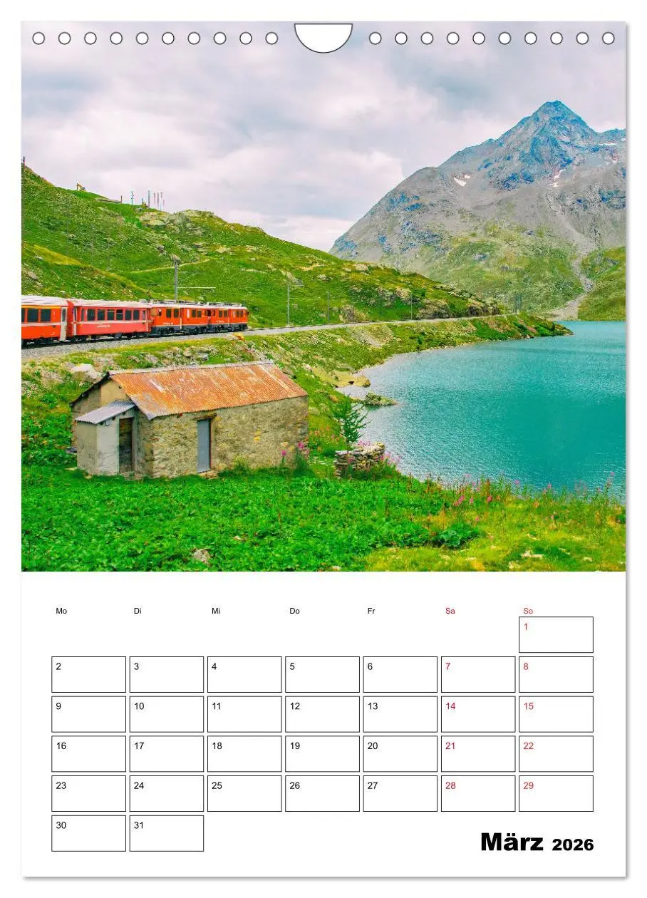 Bild: 9783516387131 | Rhätische Bahn - aussichtsreiches Bahnerlebnis (Wandkalender 2026...