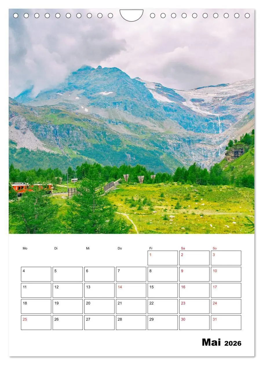 Bild: 9783516387131 | Rhätische Bahn - aussichtsreiches Bahnerlebnis (Wandkalender 2026...