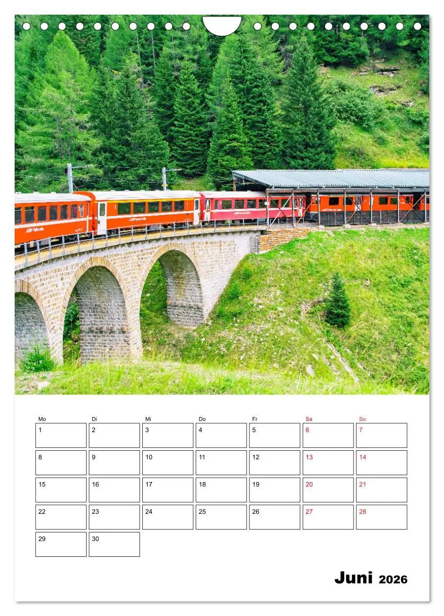 Bild: 9783516387131 | Rhätische Bahn - aussichtsreiches Bahnerlebnis (Wandkalender 2026...